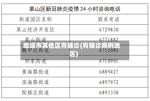 地级市其他区有确诊(有确诊病例地区)-第2张图片