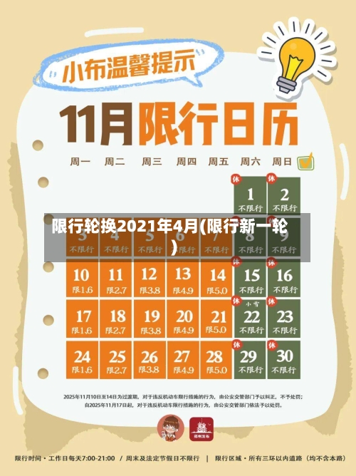 限行轮换2021年4月(限行新一轮)