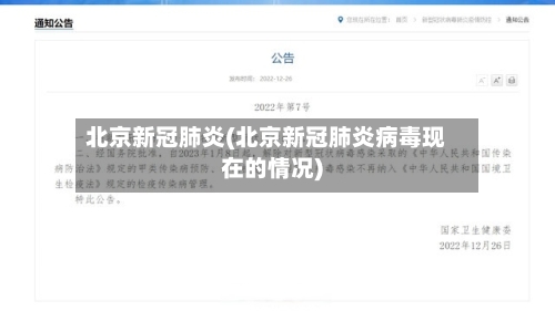 北京新冠肺炎(北京新冠肺炎病毒现在的情况)-第2张图片