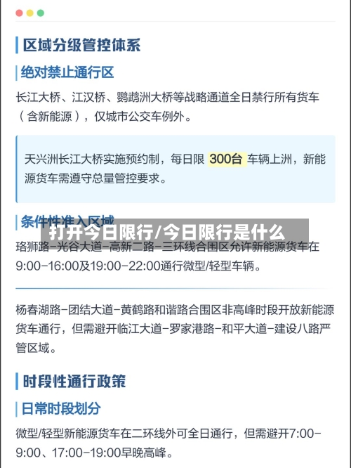 打开今日限行/今日限行是什么-第2张图片