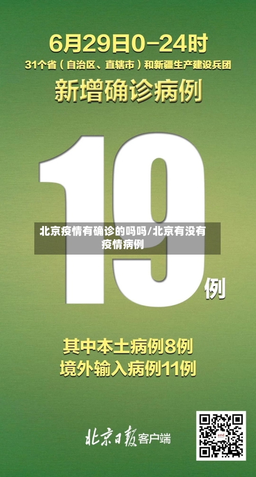 北京疫情有确诊的吗吗/北京有没有疫情病例-第3张图片
