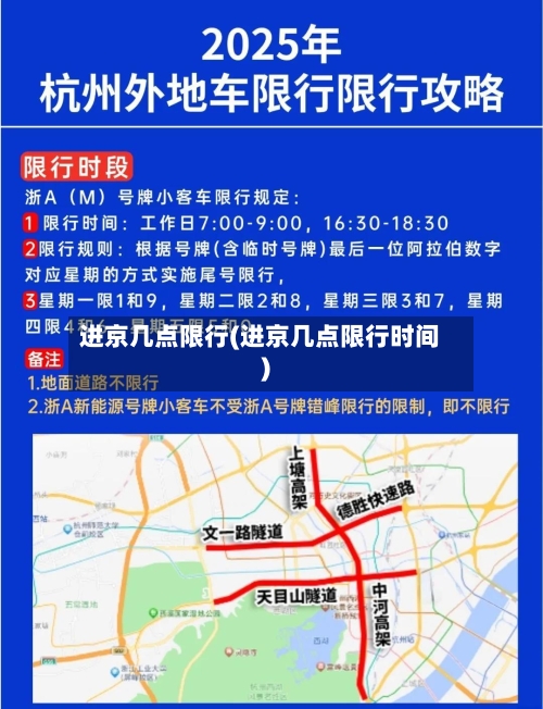 进京几点限行(进京几点限行时间)