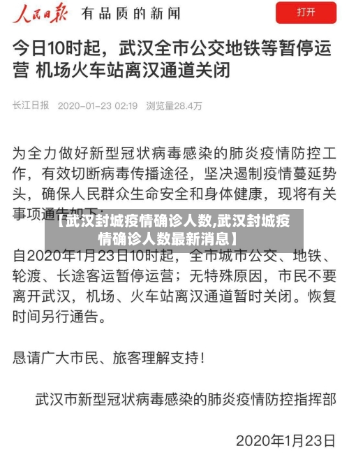 【武汉封城疫情确诊人数,武汉封城疫情确诊人数最新消息】-第2张图片