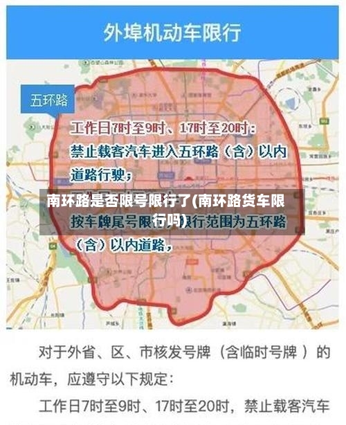 南环路是否限号限行了(南环路货车限行吗)-第2张图片