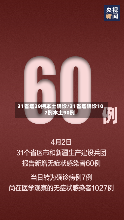 31省增29例本土确诊/31省增确诊107例本土90例-第3张图片