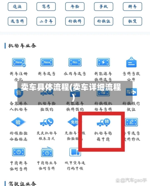卖车具体流程(卖车详细流程)-第3张图片
