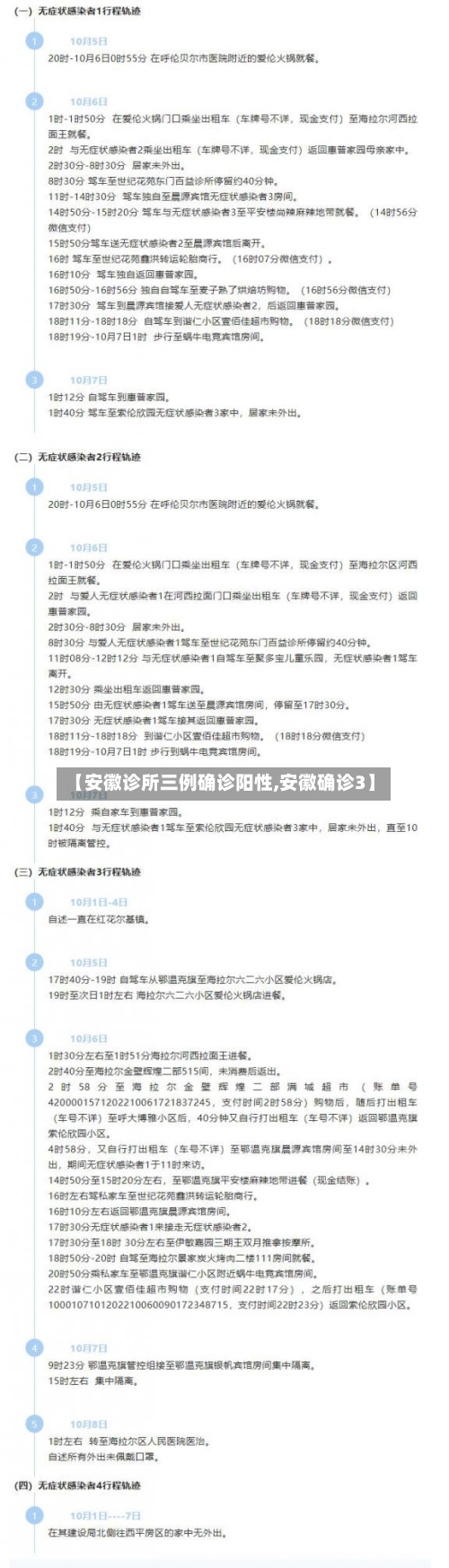 【安徽诊所三例确诊阳性,安徽确诊3】-第1张图片