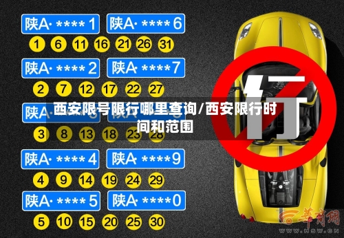 西安限号限行哪里查询/西安限行时间和范围-第2张图片