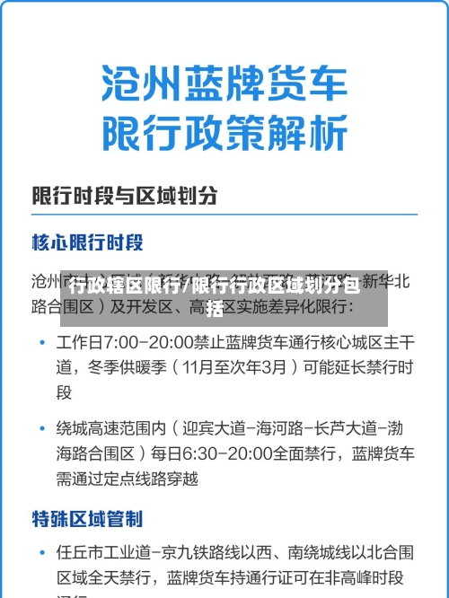 行政辖区限行/限行行政区域划分包括