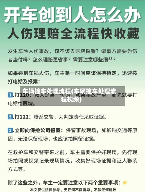 车辆撞车处理流程(车辆撞车处理流程视频)