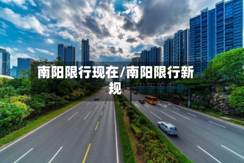 南阳限行现在/南阳限行新规