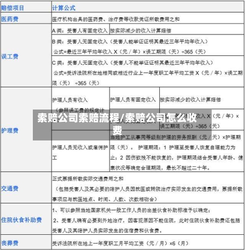 索赔公司索赔流程/索赔公司怎么收费