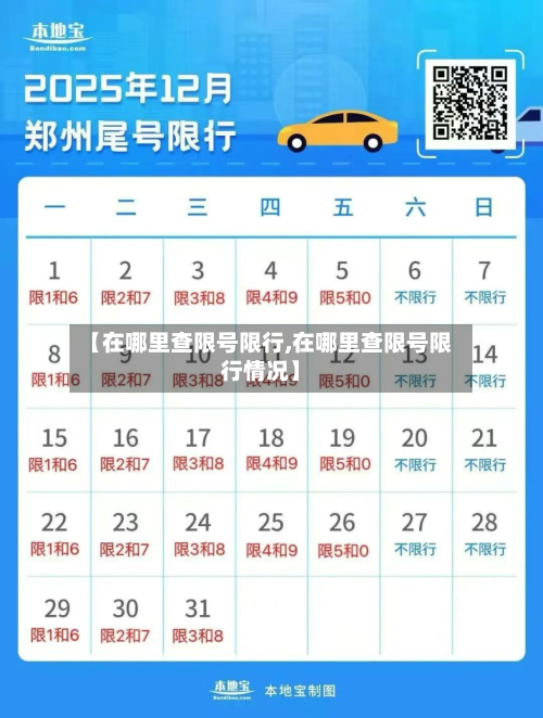【在哪里查限号限行,在哪里查限号限行情况】-第2张图片