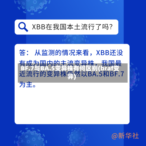 BF.7与BA.5变异株有何区别(braf变异)-第3张图片